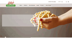 Desktop Screenshot of lillysfreshpasta.com